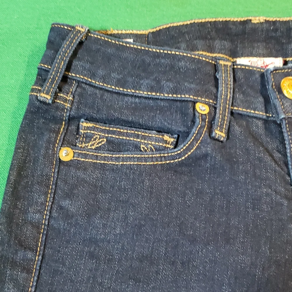 True religion Slim for size 25 blue jeans - Picture 3 of 13